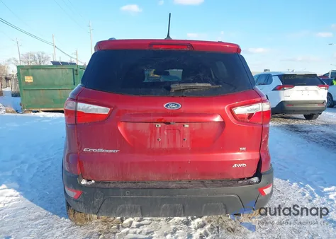 2020 Ford Ecosport Se z USA, uszkodzony, nr VIN MAJ6S3GL9LC352427